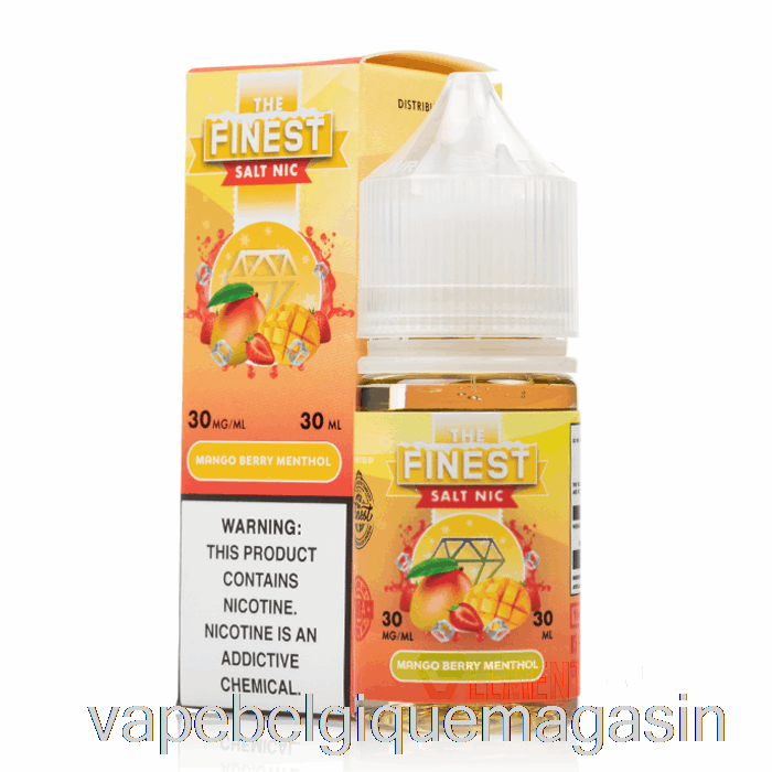 Vape Jetable Mangue Baie Menthol - The Fine Fruit Edition Salt Nic - 30ml 50mg